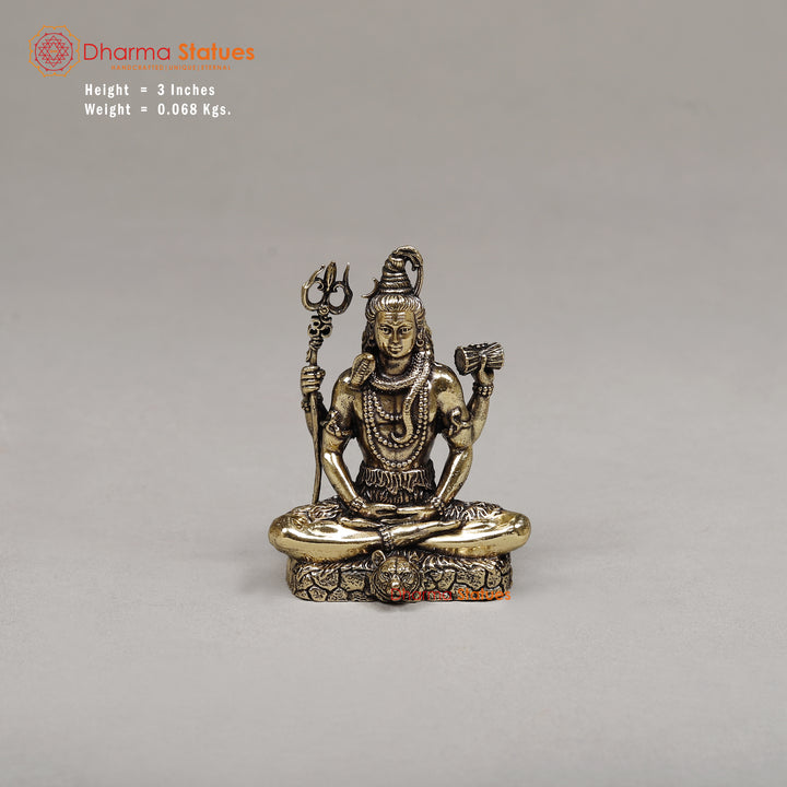 Brass Shiva, 3"