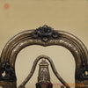 Brass Tirupati Balaji with Frame, Black & Golden Finish, 39"