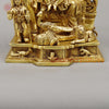 Brass Shiva Parivar With Arch , Fine Golden Finish, 12"