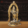 Brass Kaali Idol, Forged in Divinity, Black Antique Finish, 21"