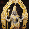 Brass Kaali Idol, Forged in Divinity, Black Antique Finish, 21"