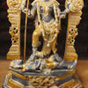 Brass Kaali Idol, Forged in Divinity, Black Antique Finish, 21"