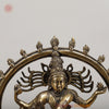 Brass Natraj Idol, Dancing Lord Shiva, Smooth Finish 15"