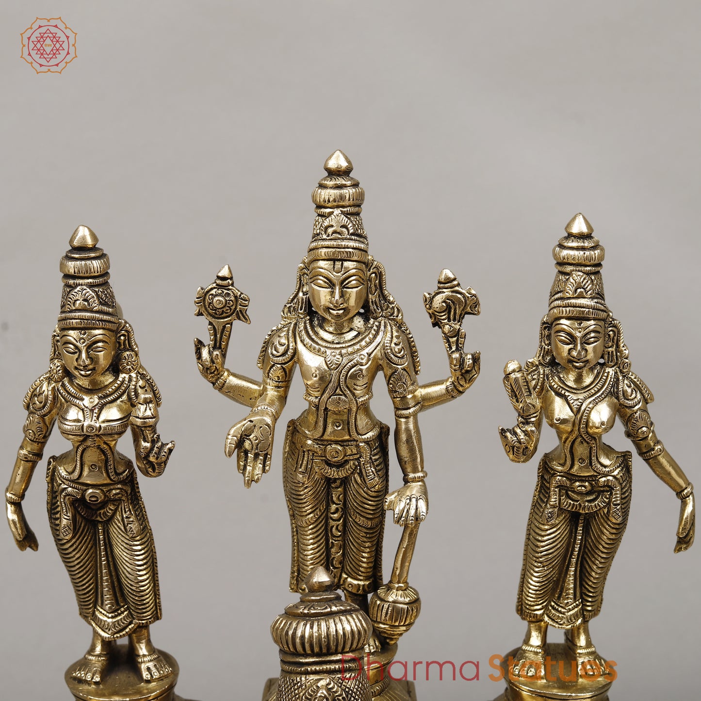 Brass Garuda Vahan, Smooth Finish & Black Patina, 17"