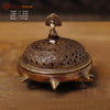 Brass Tortoise Inscense Burner, Antique Gold Finish 5"