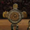 Brass Tirupati Balaji, Natural Patina & Golden Finish, 12"