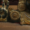Brass Tirupati Balaji, Natural Patina & Golden Finish, 12"