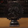 Brass Natraj sculpture, The Artistic Dance of Life, Black Patina and Golden Finish, 14"