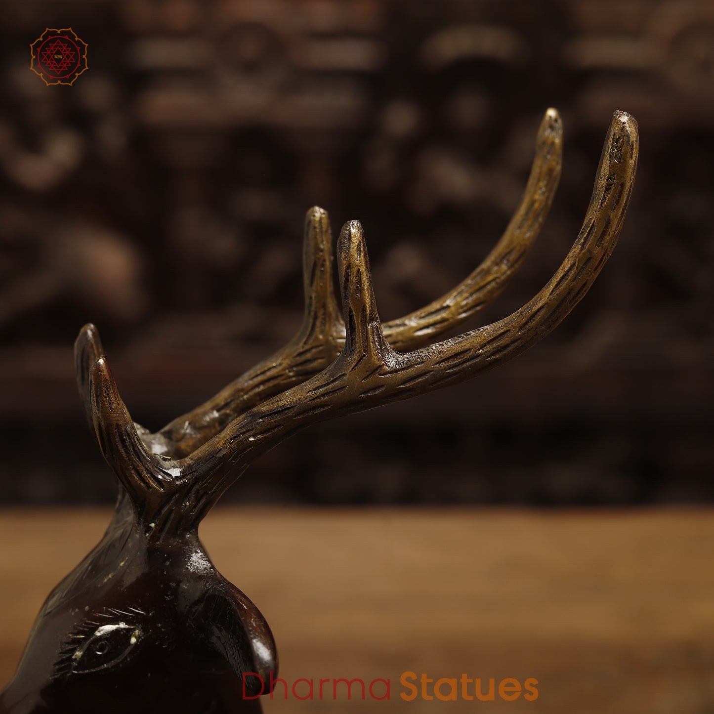 Brass Deer, Copper Finish, 9.5