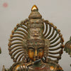 Brass Venugopal Krishna, Green Chola Finish 24"