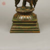 Brass Venugopal Krishna, Green Chola Finish 24"