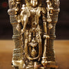 Brass Vishnu Lakshmi Pair ,Regal Divine Pair, Golden Finish, 9"