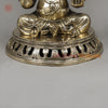 Brass Ganesh Seated, Fine Smooth Finish, 23"