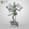 Brass Natraj, The Natraja Statue Depicts Lord Shiva's Cosmic Dance, 58" front view