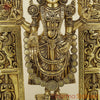 Brass Tirupati Balaji with Frame, Golden Finish, 22"