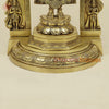 Brass Tirupati Balaji with Frame, Golden Finish, 22"