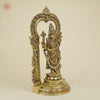 Brass Tirupati Balaji with Frame, Golden Finish, 22"