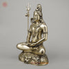 Brass Shiva Seated Meditation Position, Fine Smooth Finish, 24"