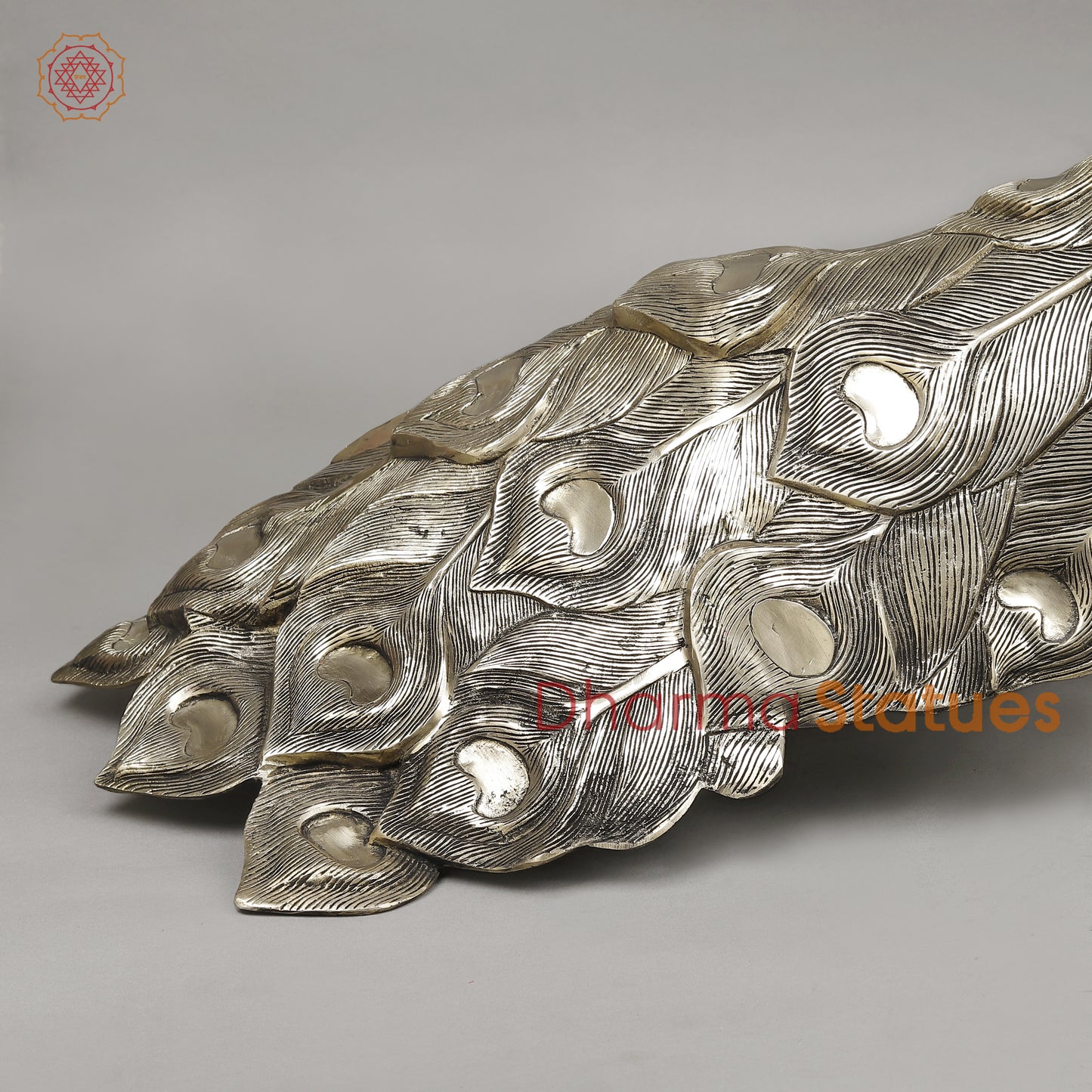 Brass Peacock, Fine Golden Finish, 25" (Single)