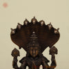 Brass Patanjali with Copper Finish, A Symbol of Yoga and Enlightenment 11"