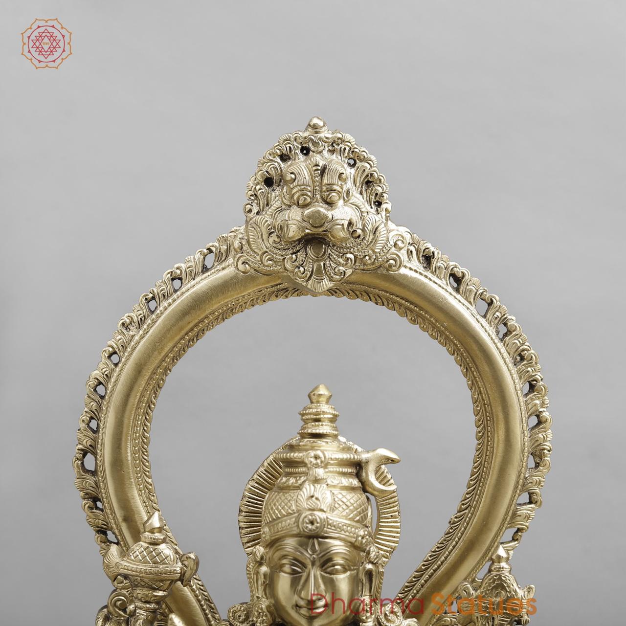 Bronze Tripura Sundari ( Raja Rajeshwari ), Original Bronze Finish, 23"
