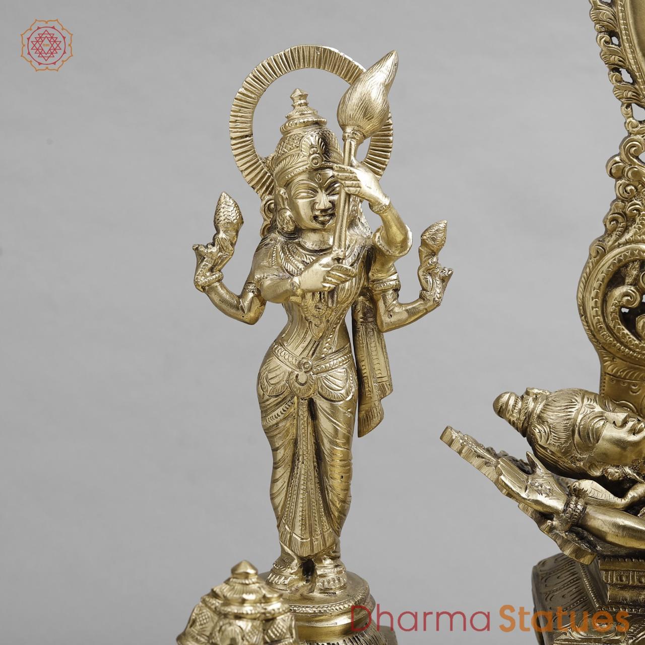 Bronze Tripura Sundari ( Raja Rajeshwari ), Original Bronze Finish, 23"