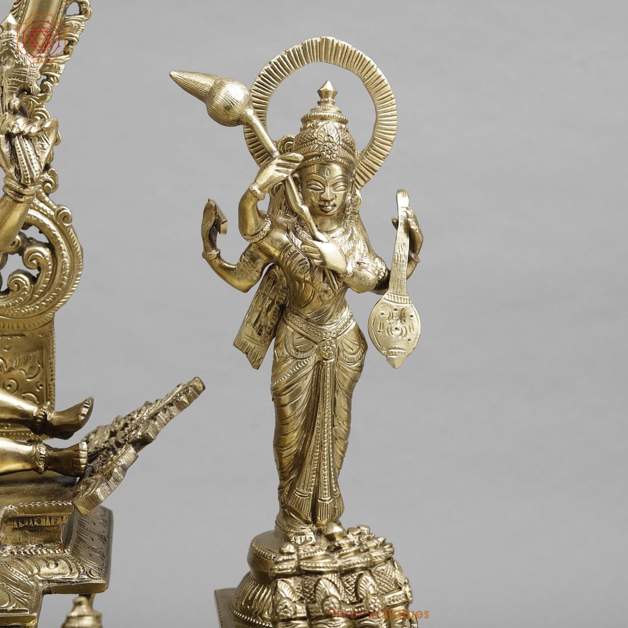 Bronze Tripura Sundari ( Raja Rajeshwari ), Original Bronze Finish, 23"