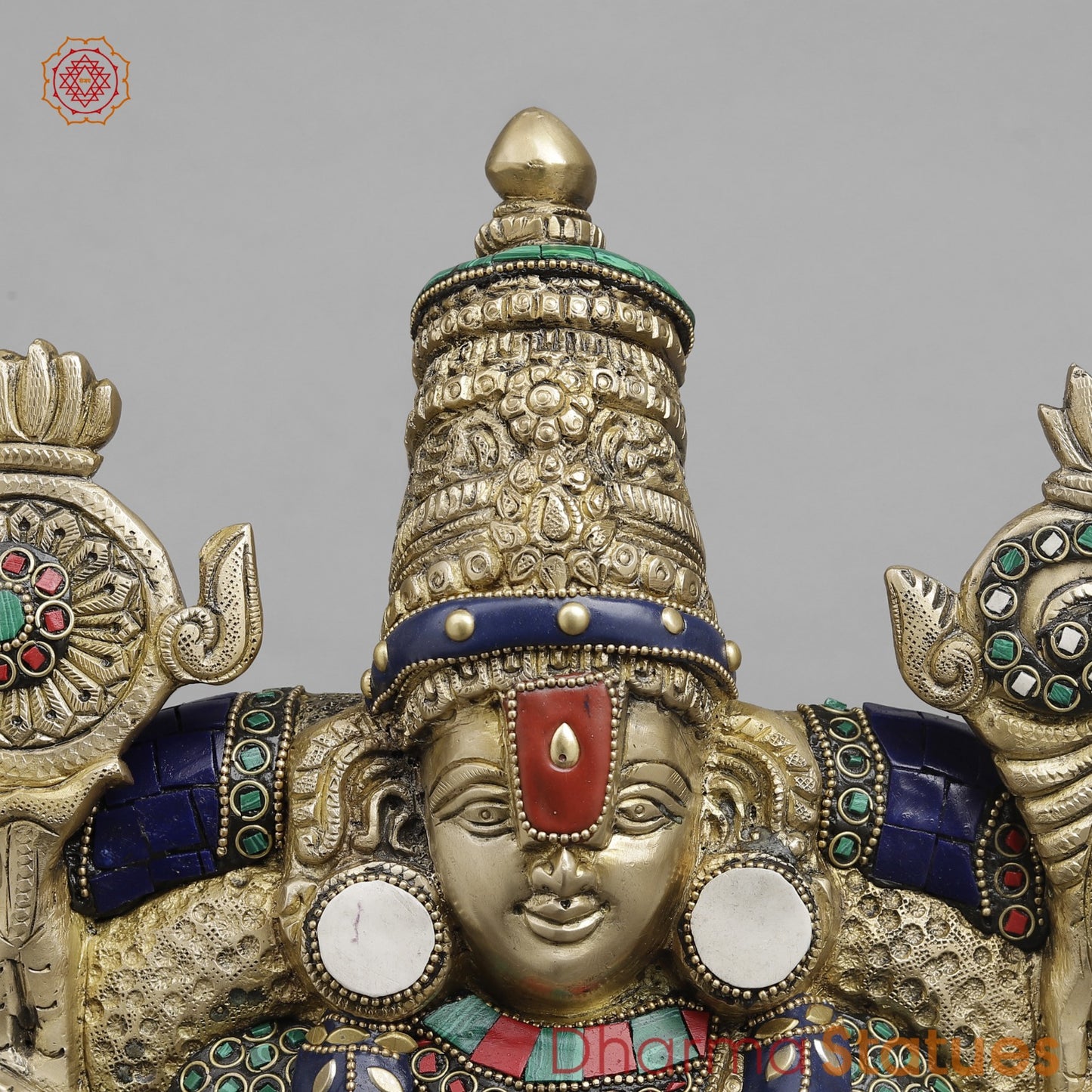 Brass Tirupati Balaji Wall Hanging 19.5”