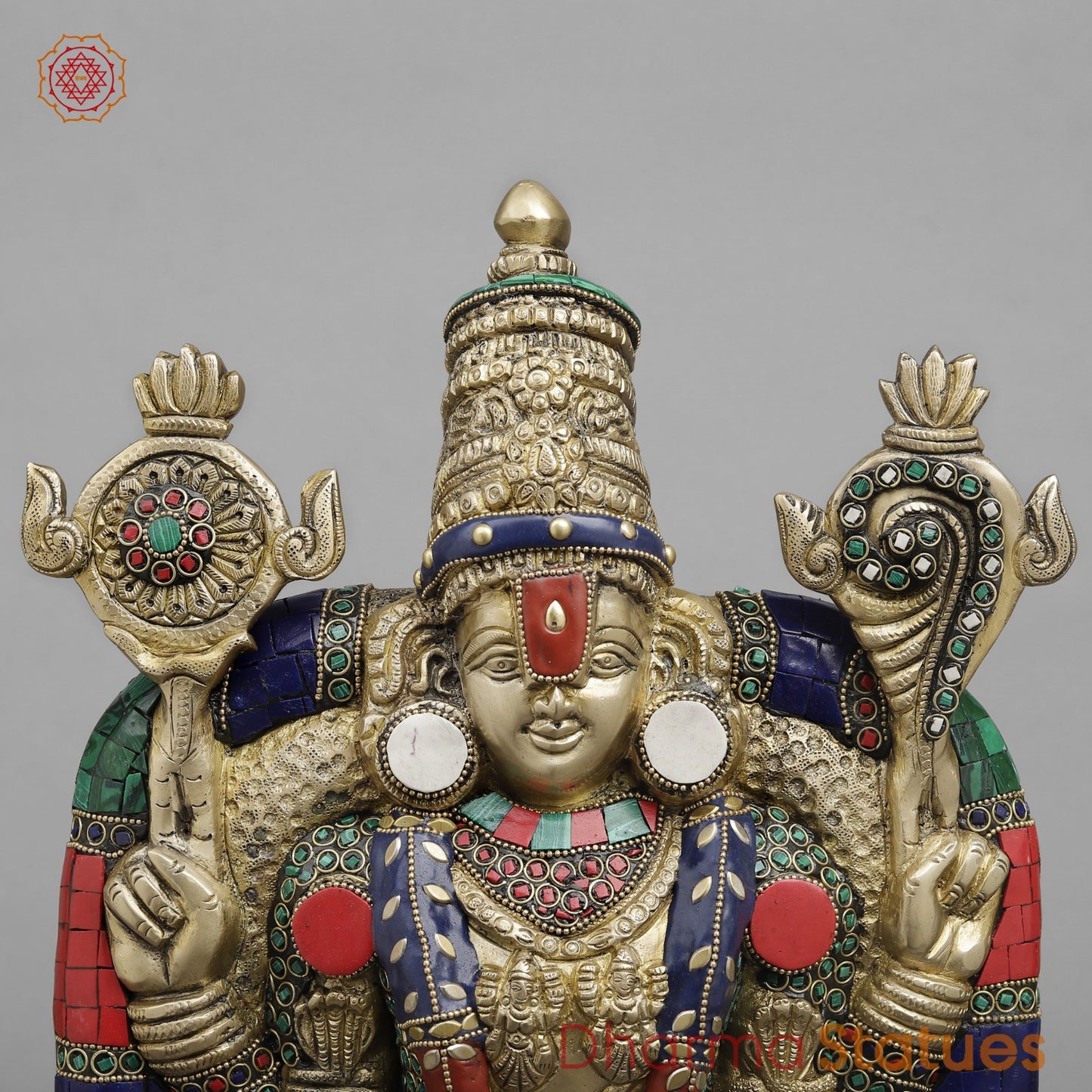 Brass Tirupati Balaji Wall Hanging 19.5”