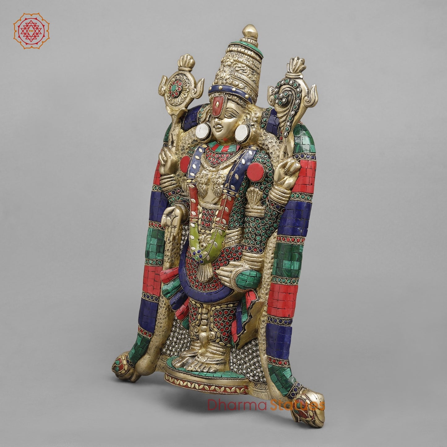 Brass Tirupati Balaji Wall Hanging 19.5”