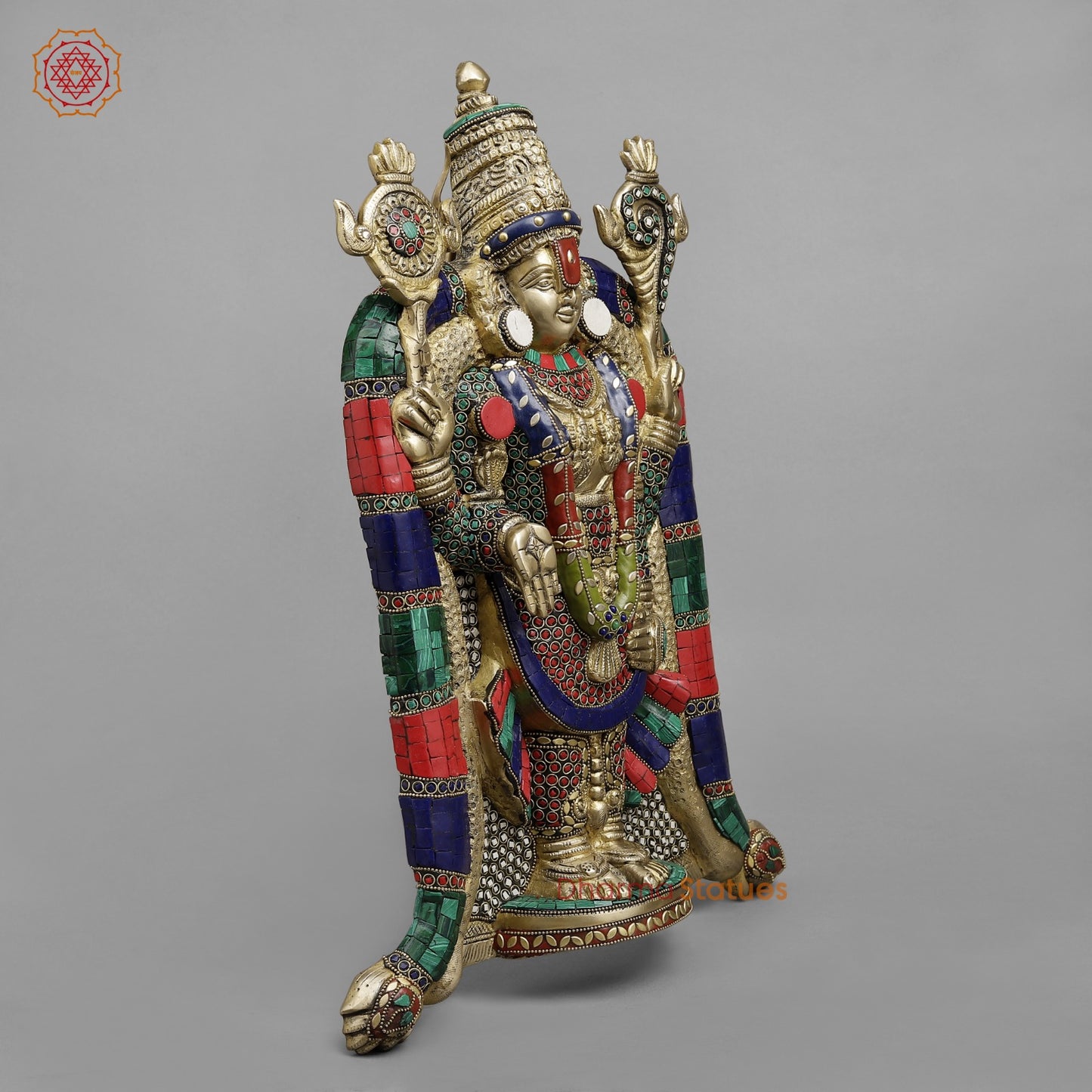 Brass Tirupati Balaji Wall Hanging 19.5”