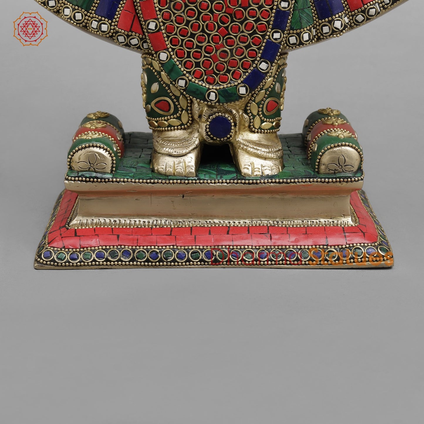 Brass Srinath ji Fine, Stone work 16.5”