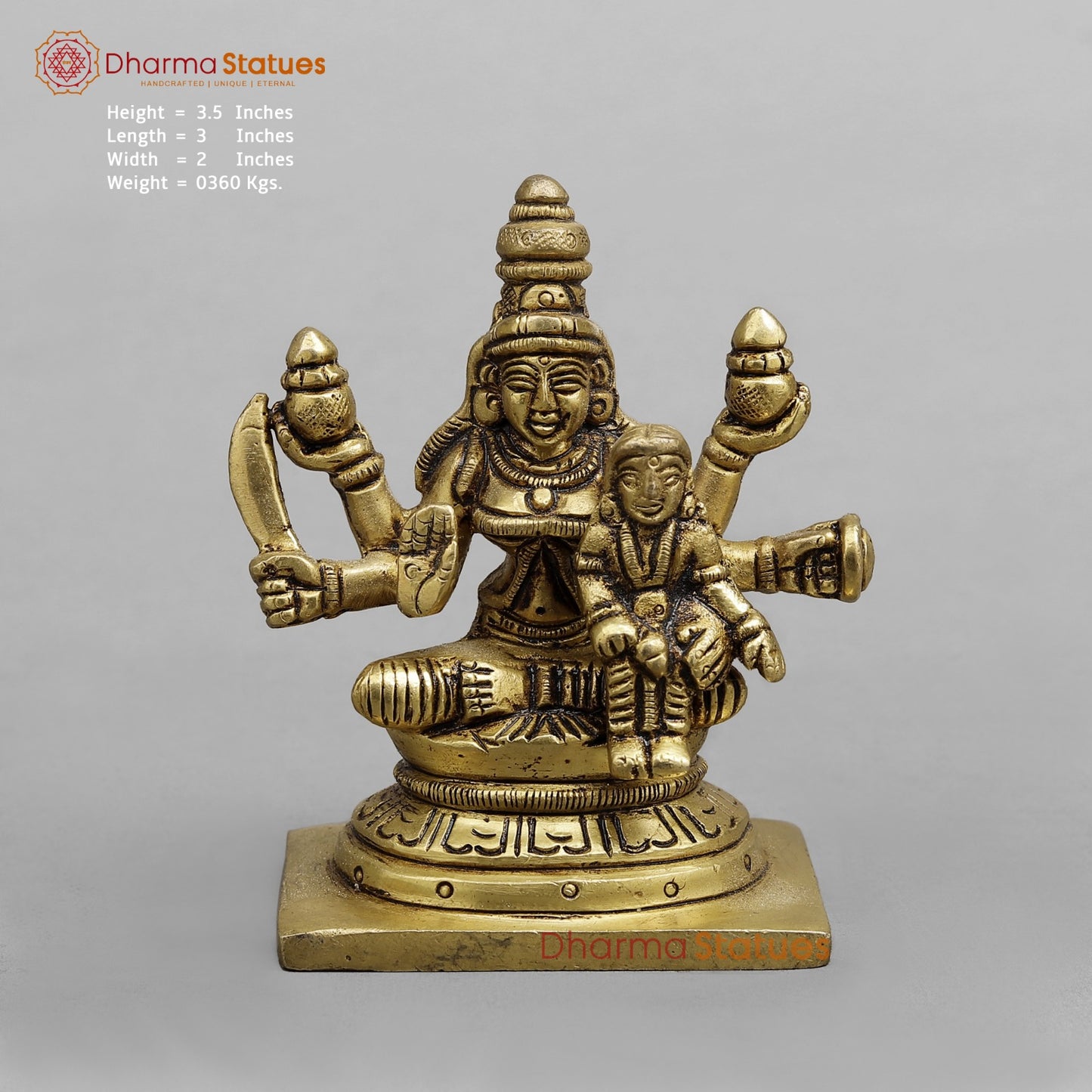 Brass Ashtlakshmi Set Fine , Gold finish 3.5”