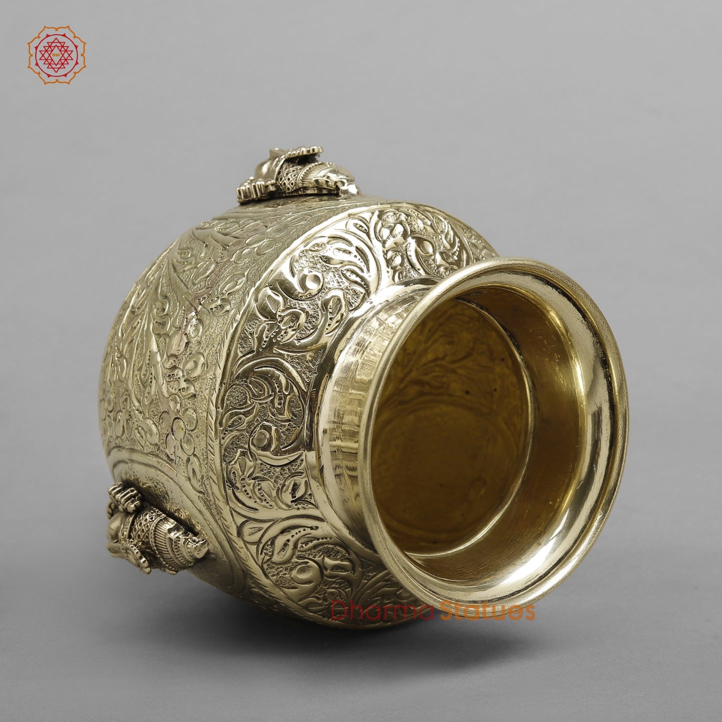 Brass Tirupati Balaji Kalash Fine finish 5.5”