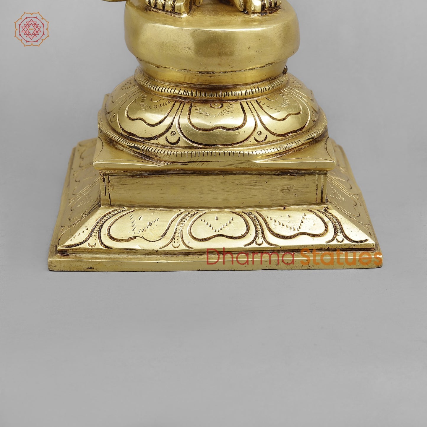 Brass Kartik Standing Fine , Gold Finish 21”
