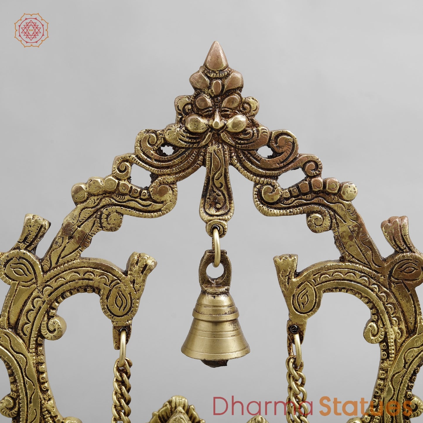 Brass Radha krishna Jhula , Golden Finish 14”