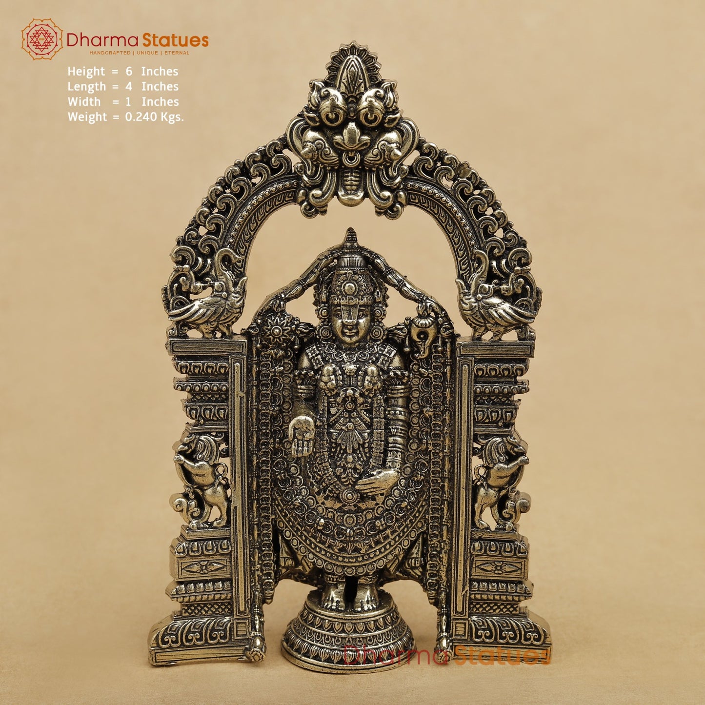 Brass Balaji fine 6”