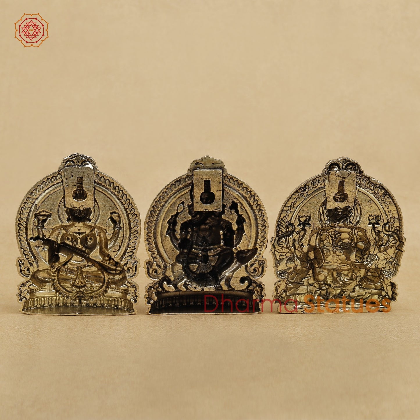 Brass Lakshmi Ganesh Saraswati set 4”