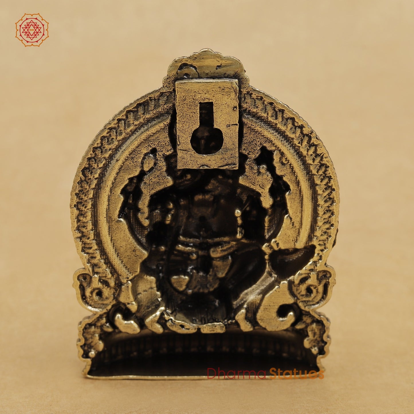 Brass Ganesh seated 4”