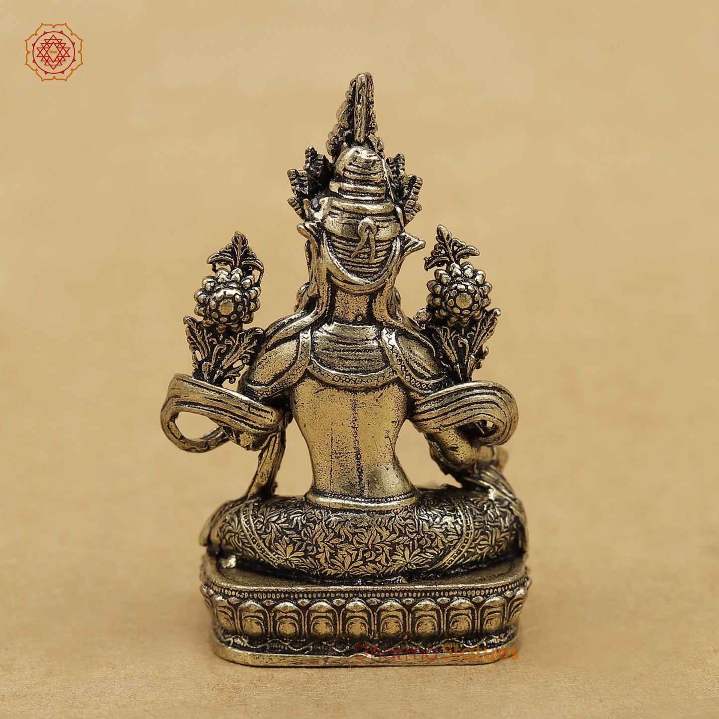 Brass Tara seated fine 2.5”