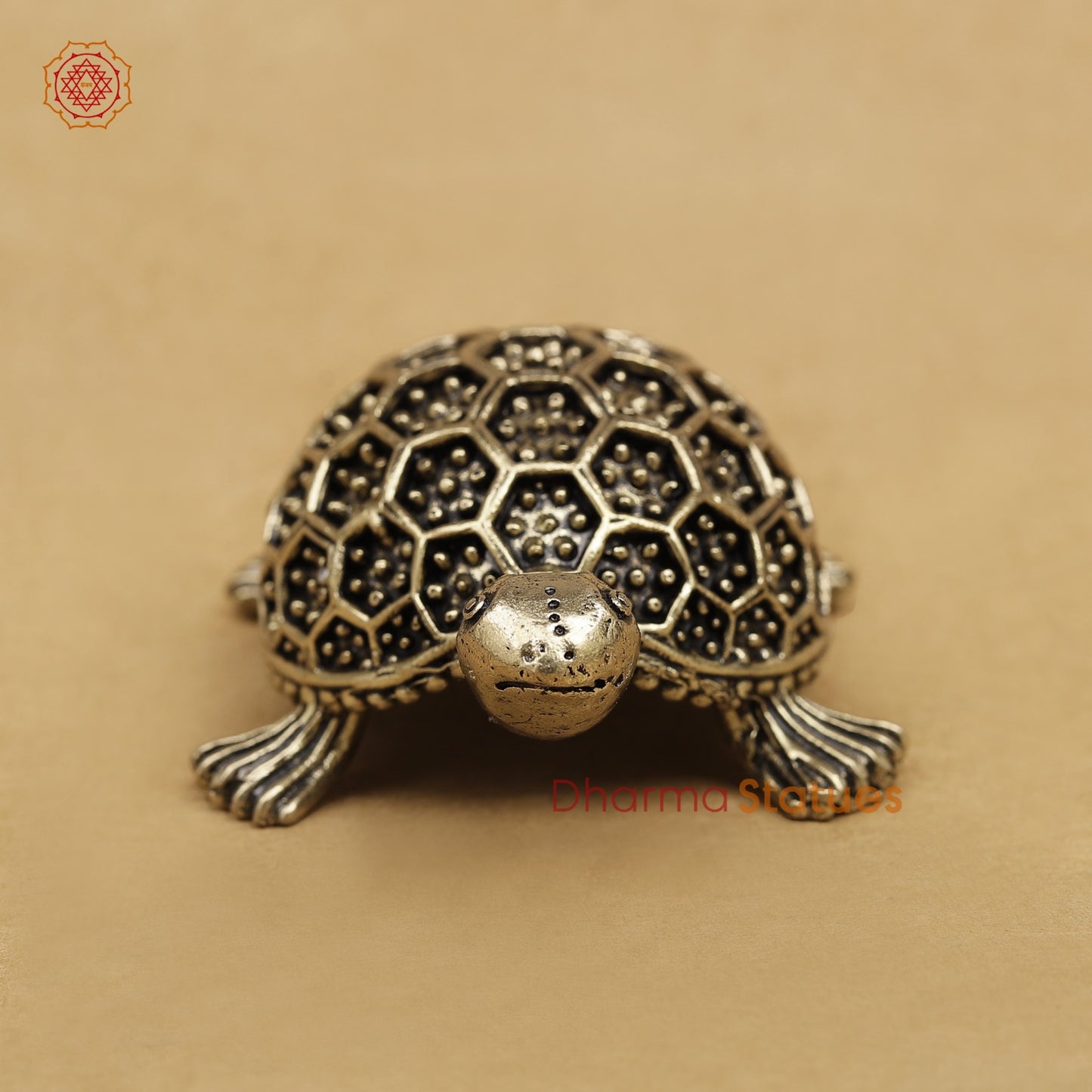 Brass Tortoise Fine 3.5” (Vastu Friendly)