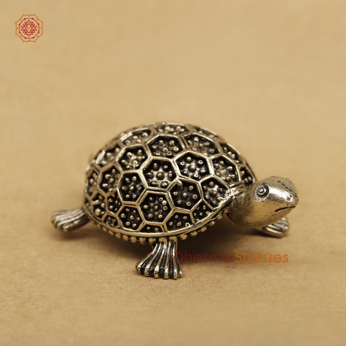 Brass Tortoise Fine 3.5” (Vastu Friendly)
