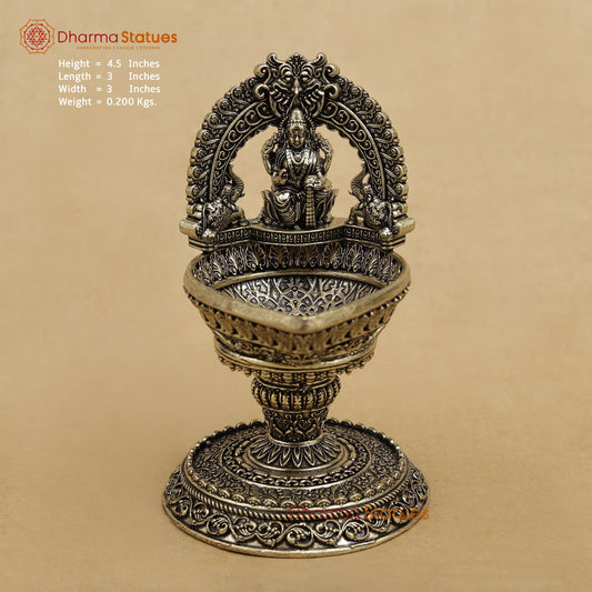 Brass Lakshmi Diya fine 4.5”
