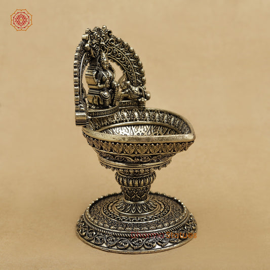 Brass Lakshmi Diya fine 4.5”