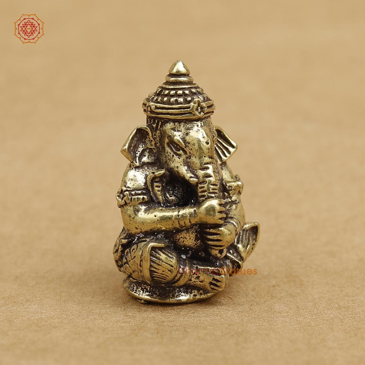 Brass Ganesh 1.5"