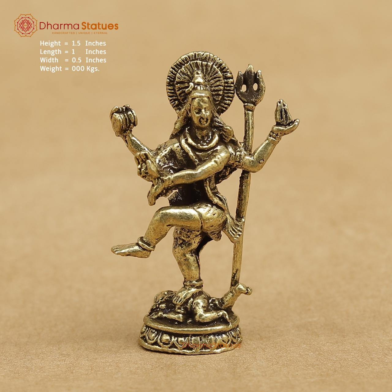 Brass Shiva 1.5"