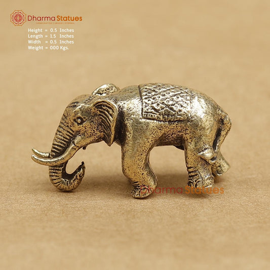 Brass Elephant 0.5"