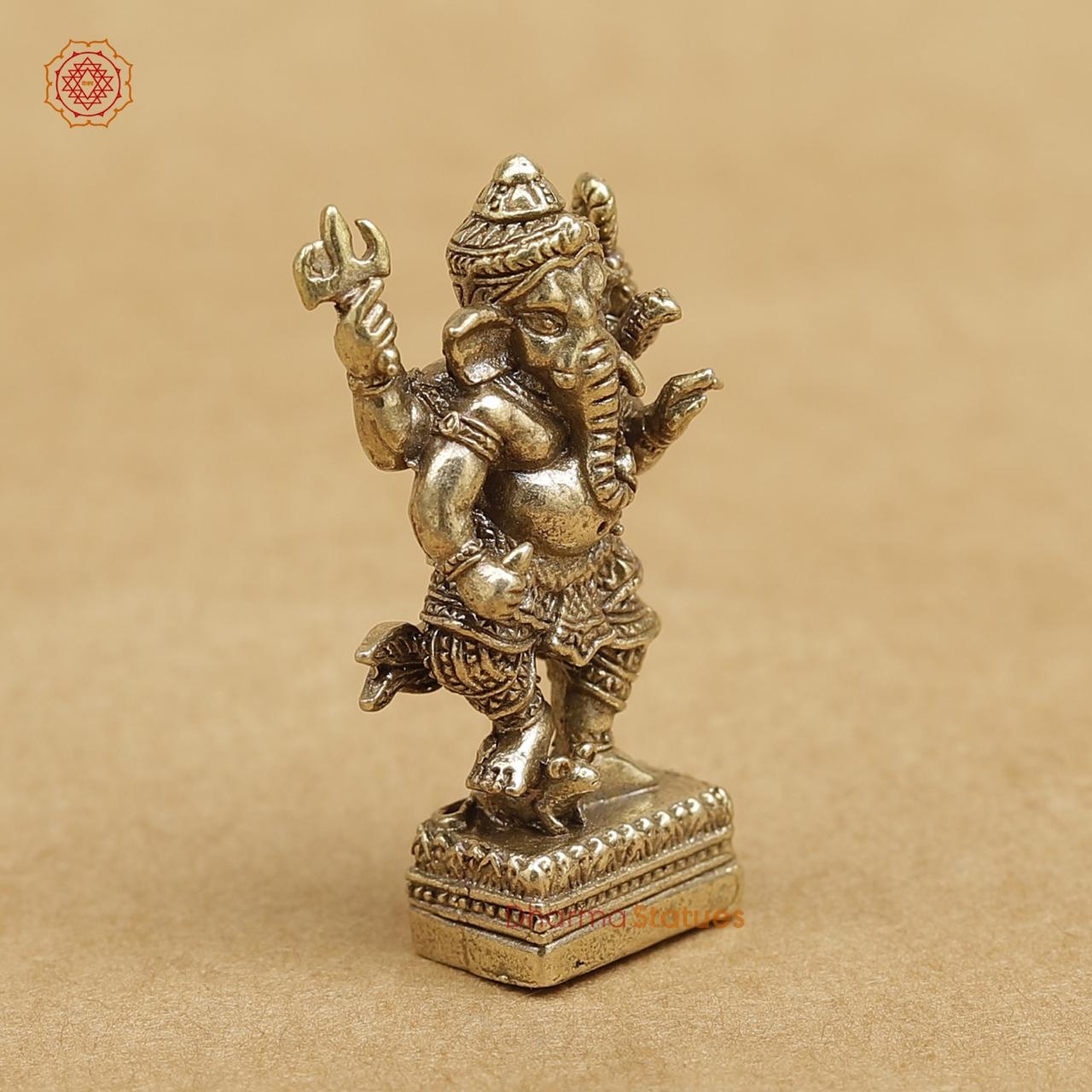 Brass Ganesh 1.5"