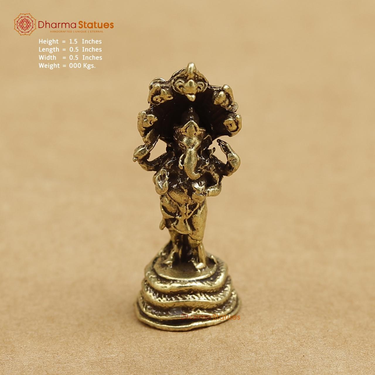 Brass Ganesh 1.5"