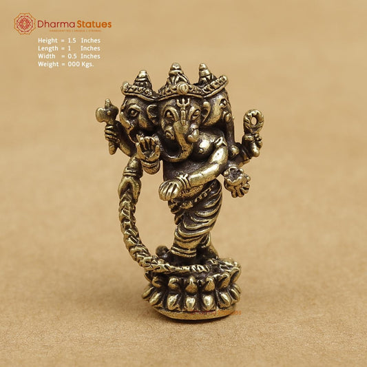 Brass Ganesh 1.5"